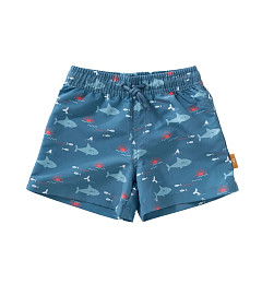 Шорты для пляжа Fresk "Добрые Акулы", голубые