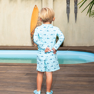 Шорты для пляжа Fresk "Спелые Фрукты", розовые