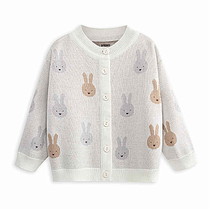 Кардиган вязаный LUKNO "Зайчики"