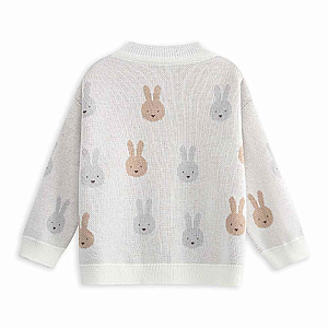 Кардиган вязаный LUKNO "Зайчики"