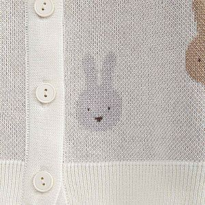 Кардиган вязаный LUKNO "Зайчики"