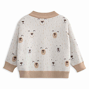 Кардиган вязаный LUKNO "Мишки"