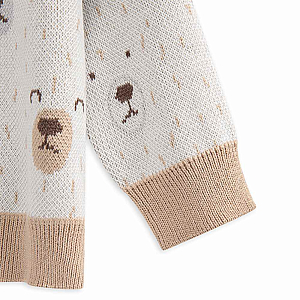 Кардиган вязаный LUKNO "Мишки"