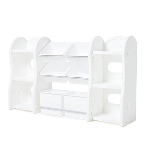 Стеллаж для игрушек iFam "New Design Organizer-4", белый