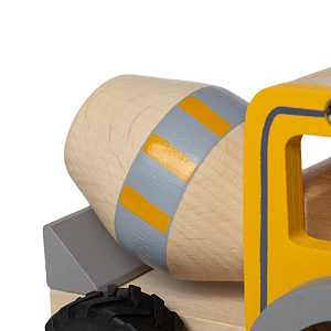 Игрушечная бетономешалка LUKNO, жёлтый