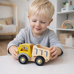 Игрушечный грузовик LUKNO, жёлтый