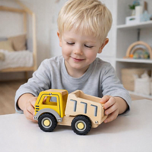 Игрушечный грузовик LUKNO, жёлтый