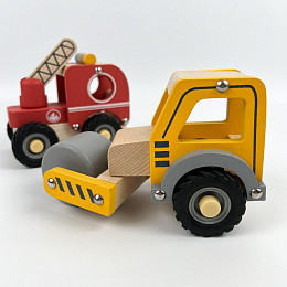 Игрушечная пожарная машина LUKNO, красный