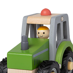 Игрушечный трактор LUKNO, зелёный