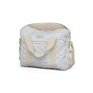 Сумка для мамы Cam Cam Copenhagen "Classic Stripes Blue", голубые полоски, средняя