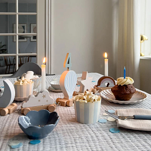 Праздничный поезд Cam Cam Copenhagen "Dreamland", микс с голубым