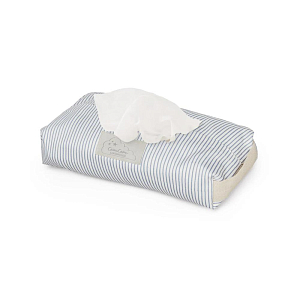 Контейнер для влажных салфеток Cam Cam Copenhagen "Classic Stripes Blue", голубые полоски