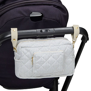 Сумка для мамы Cam Cam Copenhagen "Classic Stripes Blue", голубые полоски, маленькая