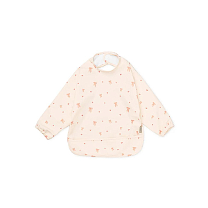 Детский нагрудник с рукавами Cam Cam Copenhagen "Bows", молочный