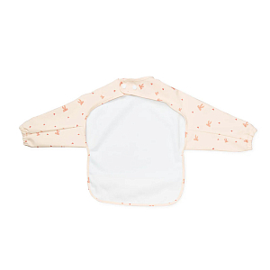 Детский нагрудник с рукавами Cam Cam Copenhagen "Bows", молочный