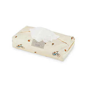 Контейнер для влажных салфеток Cam Cam Copenhagen "Bicycles", кремовый