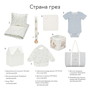 Сумка-трансформер для мамы Cam Cam Copenhagen "Classic Stripes Blue", голубые полоски