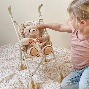 Прогулочная коляска для кукол Cam Cam Copenhagen "Berries", кремовая