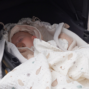 Плед муслиновый Cam Cam Copenhagen "Dreamland", молочный, 100 х 100 см