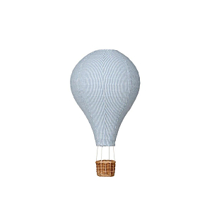 Декоративный абажур Cam Cam Copenhagen "Hot Air Balloon Classic Stripes Blue", голубые полоски
