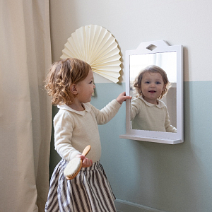 Зеркало Cam Cam Copenhagen "Luca", белое, 33 x 46 см