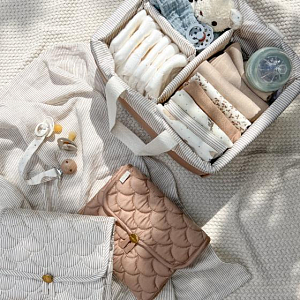 Органайзер для хранения Cam Cam Copenhagen "Classic Stripes Camel", карамельные полоски