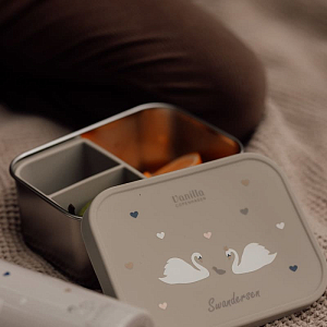 Ланч-бокс с разделителями Vanilla Copenhagen "Swandersen", теплый серый