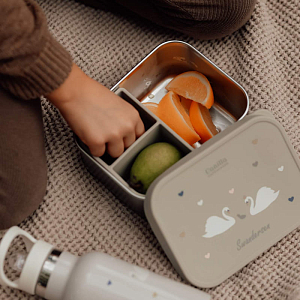 Ланч-бокс с разделителями Vanilla Copenhagen "Swandersen", теплый серый