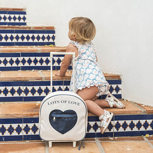 Чемодан That's Mine "Tris Birch", мерцающее сердце