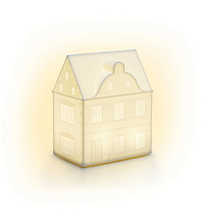 Светильник в виде домика из Копенгагена Кам Кам Копенгаген (Cam Cam Copenhagen), белый