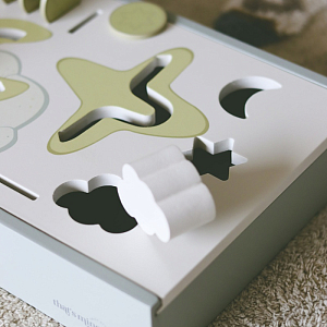 Развивающая игрушка That's Mine "Jennie Birch", микс серого с кремовым