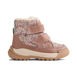 Ботинки зимние Wheat "Millas Tex Rose Dust Flowers", розовая пыльца