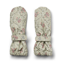 Варежки Wheat "Rily Slightly Green Flowers", цветы в зелени