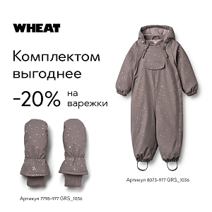 Варежки Wheat, горные звезды
