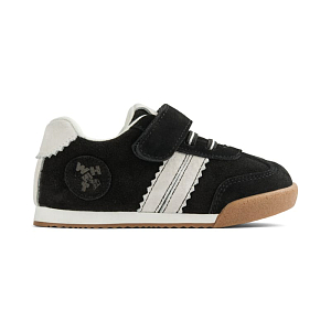 Кроссовки на липучках Wheat "Spectra Black", черные с белым