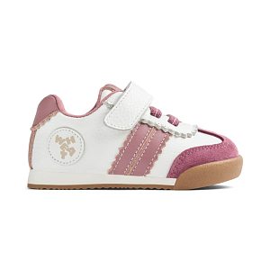 Кроссовки на липучках Wheat "Spectra Dusty Lilac", сливочно-лиловые