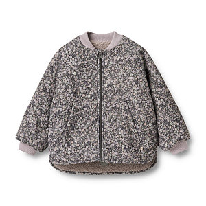 Куртка двусторонняя Wheat "Thermo Lake Black Sea Flowers", ночные цветы