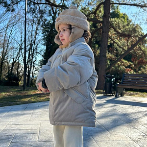 Парка дутая Wheat "Jasper Grey Stone", лунный камень