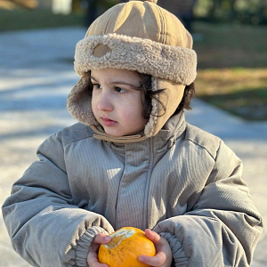 Парка дутая Wheat "Jasper Grey Stone", лунный камень
