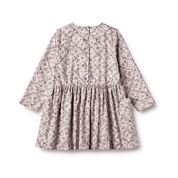 Платье Wheat "Aima Lilac Checked Flowers", винтажные цветы на лиловом