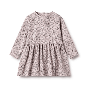 Платье Wheat "Aima Lilac Checked Flowers", винтажные цветы на лиловом