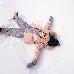 Полукомбинезон зимний Wheat "Sal Soft Rain Flowers", цветочный шторм