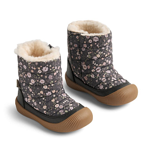 Сапоги зимние Wheat "Delaney Tex Black", океан цветов