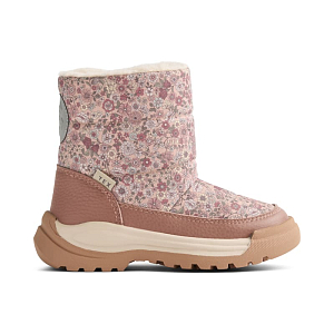 Сапоги зимние Wheat "Liza Tex Rose Dust Flowers", розовая пыльца