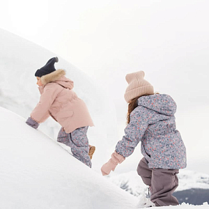 Шапка вязаная Wheat "Habar Rose Powder", розовое облако