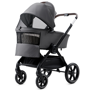 Коляска Happy Baby 2 в 1 "Kidlander", темно-серая