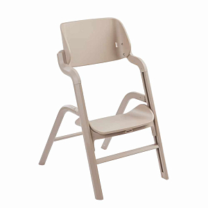 Стул для кормления Happy Baby "Charley", бежево-серый