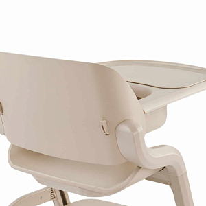 Стул для кормления Happy Baby "Charley", бежево-серый