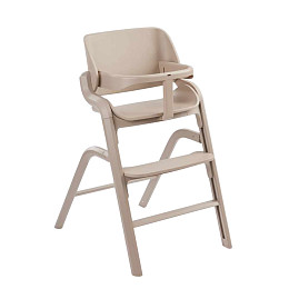 Стул для кормления Happy Baby "Charley", бежево-серый