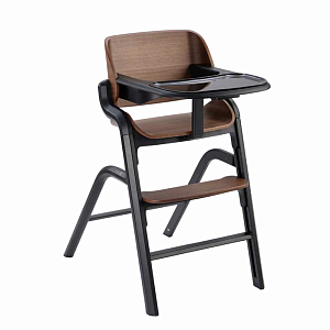 Стул для кормления Happy Baby "Charley", темное дерево